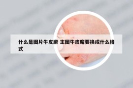 什么是圖片牛皮廨 主圖牛皮廨要換成什么格式