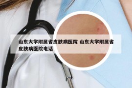 山東大學(xué)附屬省皮膚病醫(yī)院 山東大學(xué)附屬省皮膚病醫(yī)院電話