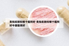 貴陽皮膚科哪個(gè)醫(yī)院好 貴陽皮膚科哪個(gè)醫(yī)院好中康服務(wù)好