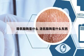 酪氨酸酶是什么 洛氨酸酶是什么東西