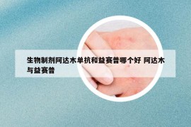 生物制劑阿達(dá)木單抗和益賽普哪個(gè)好 阿達(dá)木與益賽普