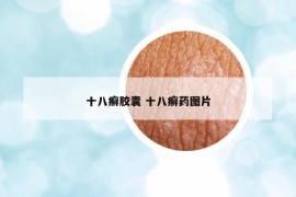 十八癬膠囊 十八癬藥圖片