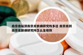南京南站到南京皮膚病研究所多遠 南京南到南京皮膚病研究所怎么坐地鐵