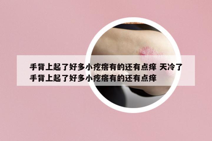 手背上起了好多小疙瘩有的還有點癢 天冷了手背上起了好多小疙瘩有的還有點癢