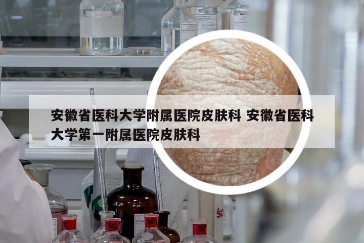 安徽省醫(yī)科大學(xué)附屬醫(yī)院皮膚科 安徽省醫(yī)科大學(xué)第一附屬醫(yī)院皮膚科