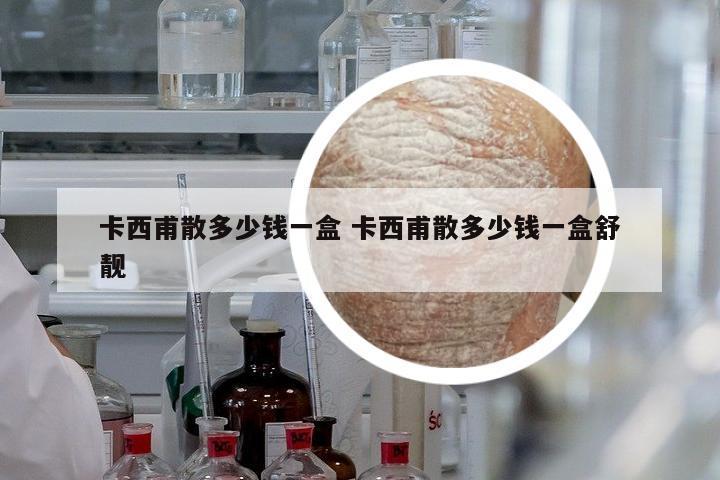 卡西甫散多少錢一盒 卡西甫散多少錢一盒舒靚