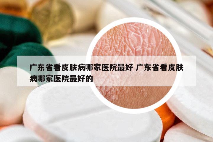 廣東省看皮膚病哪家醫(yī)院最好 廣東省看皮膚病哪家醫(yī)院最好的