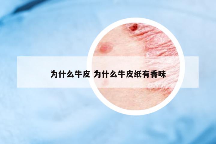 為什么牛皮 為什么牛皮紙有香味