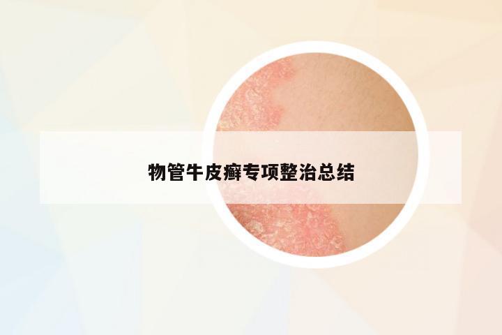 物管牛皮癬專項整治總結(jié)